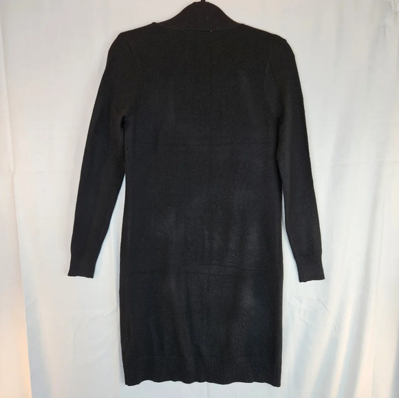 By Design Black knit Long Line Open Front Cardigan Casual Comfort Sz S, So Soft - Picture 7 of 10